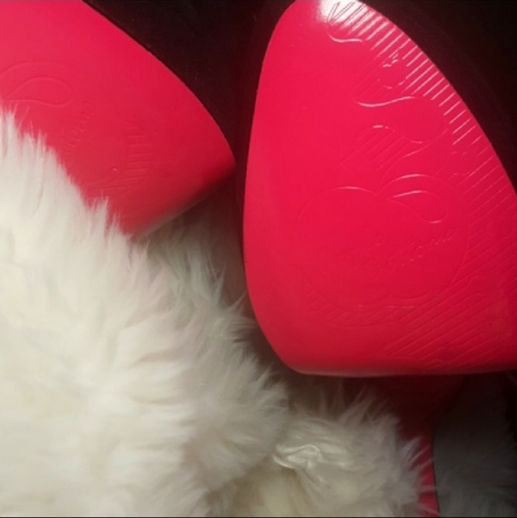 ×SOLD ON MERC× Red bottom zipper boots! NWOT! - Picture 3 of 8